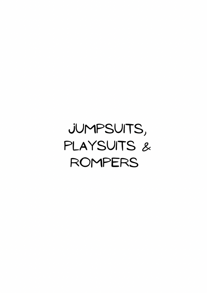 Jumpsuits, Playsuits & Rompers