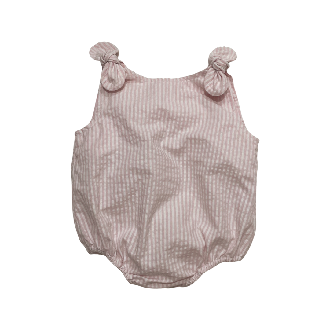 Pink Knot Romper